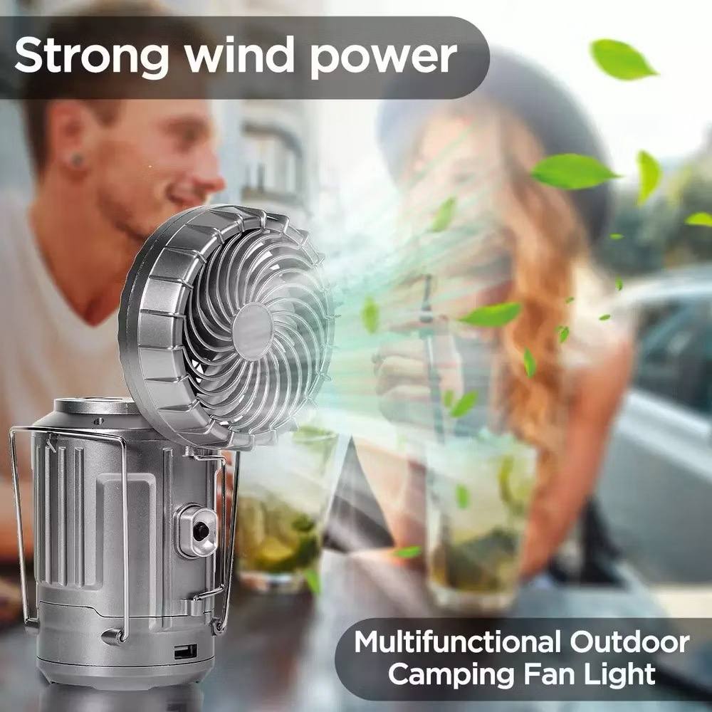 5-in-1 Adventure Solar Light & Portable Fan